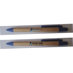Promotional office plastic paper recycle ball pen